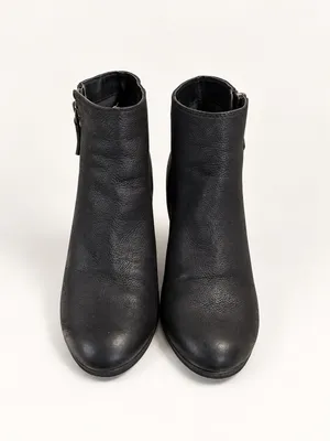 bp Nordstrom black leather ankle booties thumbnail 8