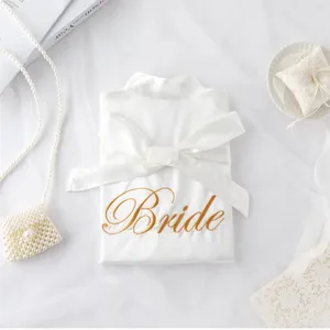 bride robe White thumbnail 2