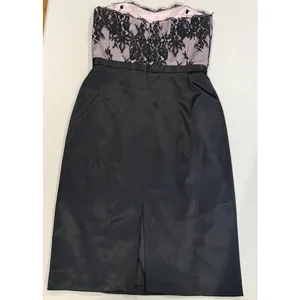 White House Black Market Dress Womens 2 Lace Satin Prom Party Going Out Travel thumbnail 2