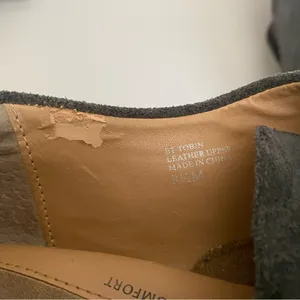 Ellen Tracy Active Gray Tobin Oxford Wedge SZ 8.5 suede booties‎ wingtip thumbnail 10