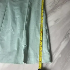 Vibe Mint Green Sleeveless Mini Dress Square Neck Back Zip Size S thumbnail 9