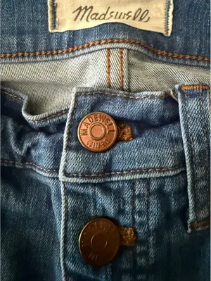Madewell Women's Denim Jeans Size 25 Cali-Demi Boot Distressed Grunge Streetwear thumbnail 7