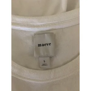 Maeve White Ruffle Babydoll Top S Coquette Cottagecore Romantic Blouse OB2036470 thumbnail 3