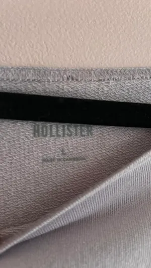 Hollister light purple off the shoulder crewneck thumbnail 3