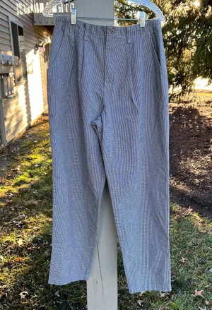 Lee VTG Casual Wrinkle Free Striped Tapered Pants thumbnail 1