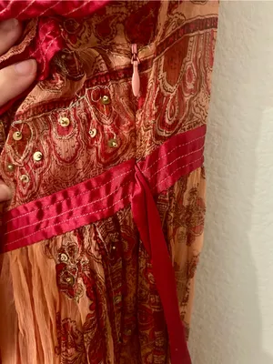 Chaudry Anthropologie Beaded With Slip Dress thumbnail 5