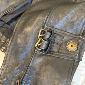 Hot Leathers Studded Black Motorcycle Jacket Zip Out Lining Harley patch Size XL thumbnail 10