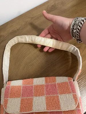 Altered state beaded bag Pink thumbnail 5