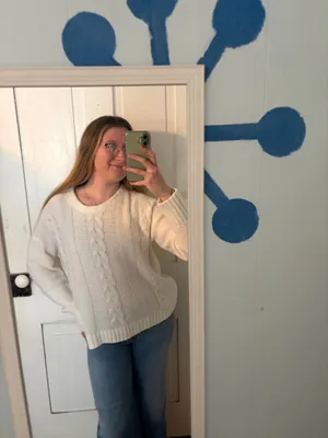 Banana republic white sweater thumbnail 3