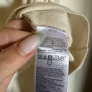 GAP Crewneck Cardigan‎ Sweater Size Large Cream NEW Office Business thumbnail 4