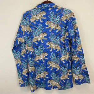 Printfresh Bagheera Men's Long Sleep Shirt Sapphire‎ Size XS thumbnail 7