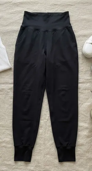 Old Navy Active Elevate Go-Dry High Waisted Jogger Pants Black Womens XS thumbnail 1