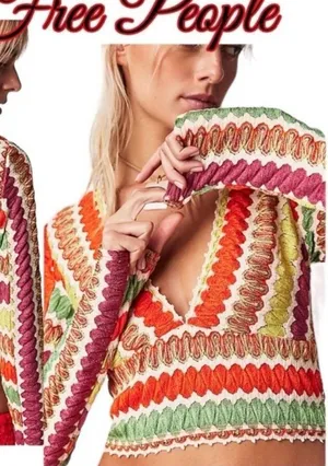 Free People Twist and Shout Top Size Large thumbnail 1