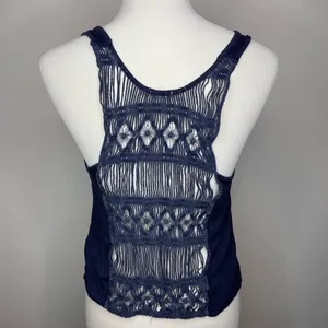 5/$25💜 Garage- Blue Racerback Tank Top thumbnail 2