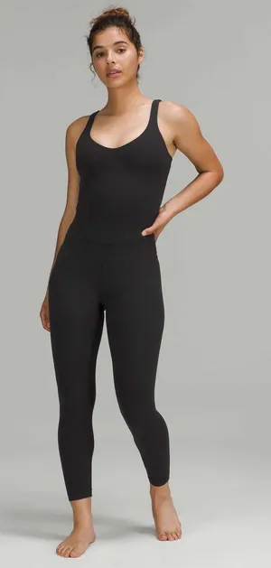 Lululemon Align Bodysuit 25" Black Size 8 thumbnail 1