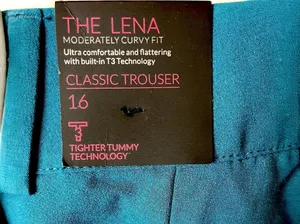 Lane Bryant | The Lena Tighter Tummy Wide Leg Tailored Stretch Trouser Pant 16 thumbnail 11