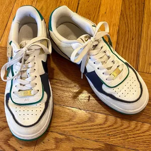 Nike Women's Air Force 1 Shadow Malachite/Midnight Navy Sneakers DZ1847-102 Sz 8 thumbnail 1