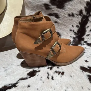 Franco Sarto Granton Ankle‎ Booties women’s size 9M A15 thumbnail 5