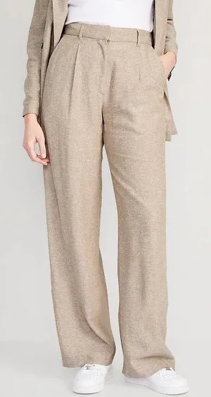 NWT Old Navy Extra High Rise Taylor Wide Leg Trousers thumbnail 1