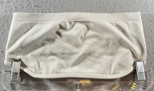 1007 | Youngla‎ Seamless Ribbed Strapless Bandeau Tube Top Cream Women Medium thumbnail 1
