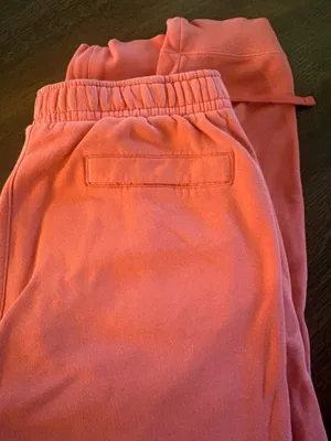 Women’s Coral Pink Nike Sweatpants thumbnail 3