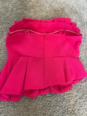 DO+BE Ruffle Top Pink thumbnail 2