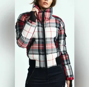 SAM. Freestyle Down Bomber Jacket Alpine Plaid Wind & Water Resistant XS NWT thumbnail 2