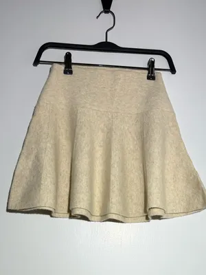 NWT Free People Beige Quincy Knit Mini Skirt Set thumbnail 13