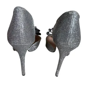 NWOB Betsey Johnson Womens Prince DOrsay Pumps Pewter Size 8 thumbnail 3