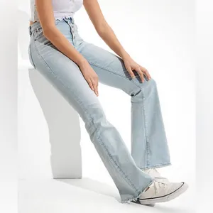 American Eagle Super Hi Rise Flare Jean in Blue Mist Next Level Stretch 18R NWT thumbnail 3