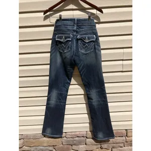 Vintage Wrangler Western Bootcut‎ Blue Denim Jeans Women Size 3X34 Rodeo Cowgirl thumbnail 3