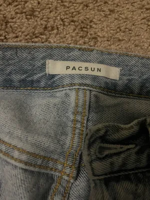 PacSun Light Wash Jeans High-Rise Straight Leg thumbnail 4