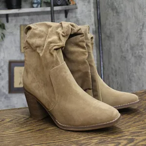 Universal Thread Womens Harlan Dress Boots 88098585 Taupe Brown 11M thumbnail 2