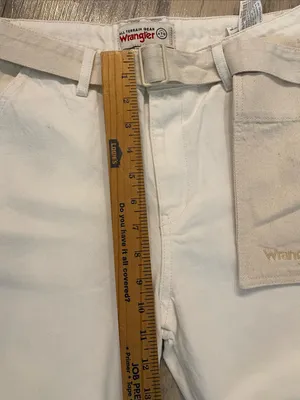 Wrangler ATG Utilitarian Wide Leg Urban Outdoors Cream Jeans Sz 4 thumbnail 15