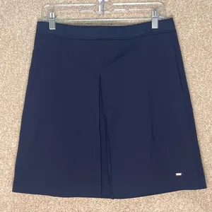 NWT 2016 Tommy Hilfiger‎ skirt pockets lined pleated front cotton blend size 8 thumbnail 1
