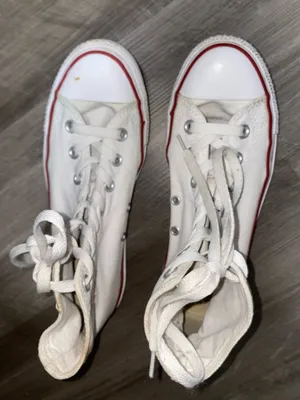White Converse All Star high top sneakers thumbnail 5