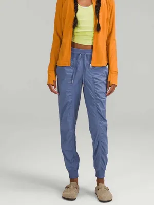 Lululemon Dance Studio Mid-Rise Full Length Joggers in Oasis Blue/ Water Drop thumbnail 3