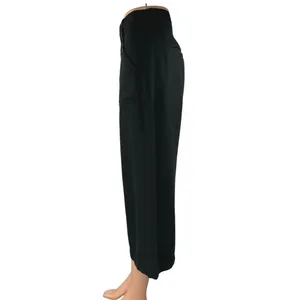 7 For All Mankind Women's Black Wide Leg High Rise Trousers Denim Jeans Pants 28 thumbnail 2