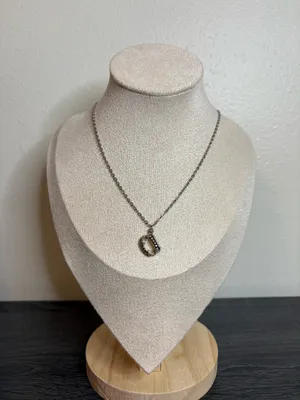 Handmade Silver Vampire Teeth Necklace  thumbnail 2