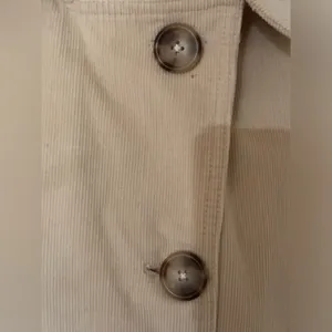 Ralph Lauren Cream Corduroy Double Breasted Pea Coat Jacket Sz M 100% Cotton. thumbnail 6