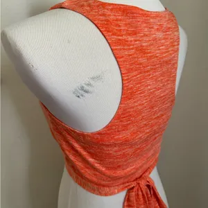 Princess Polly Emma Tie Up Orange Top! thumbnail 4