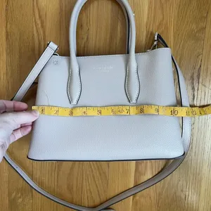 Kate Spade New York Eva Small Top Handle Crossbody‎ Bag Blush Pebbled Leather thumbnail 9