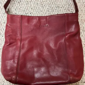 Giudi Vintage Italian Leather Red Bag thumbnail 2