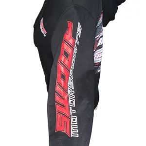 Independent Trading Company Swoop Motorsports Black Zip-Up Hoodie Sweatshirt Unisex XS thumbnail 4