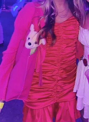 Do + Be Hot Pink Cocktail Dress thumbnail 4