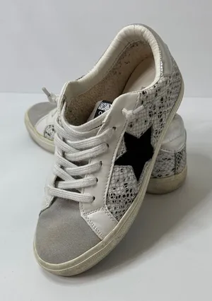 Vintage Havana White and Black Star Sneakers thumbnail 1