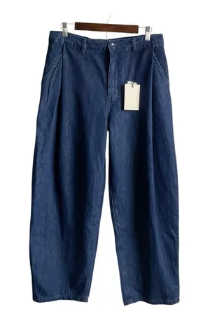 Current/Elliott Relaxed Slight Barrel-Leg Jeans - Deep Blue thumbnail 1