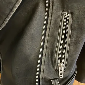 Black BLANKNYC Faux Leather Belted Moto Jacket Size XS thumbnail 11