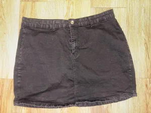 Black denim skirt Size 18 thumbnail 1