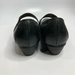 ABEO Noelle black leather Mary‎ Jane heels size 7 thumbnail 2